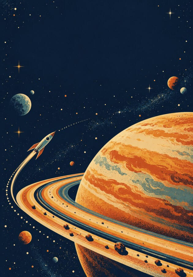 Full front cover of Cosmic Sidequest planner
