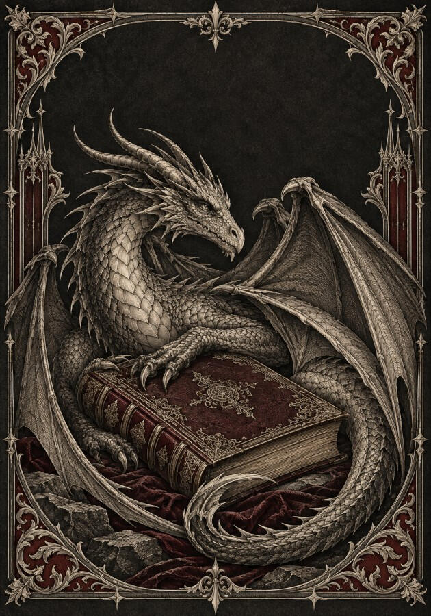 Full front cover of Dragon's Keep planner