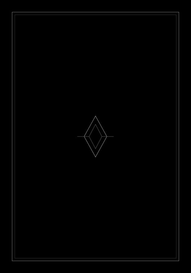 Full front cover of Understated Black planner