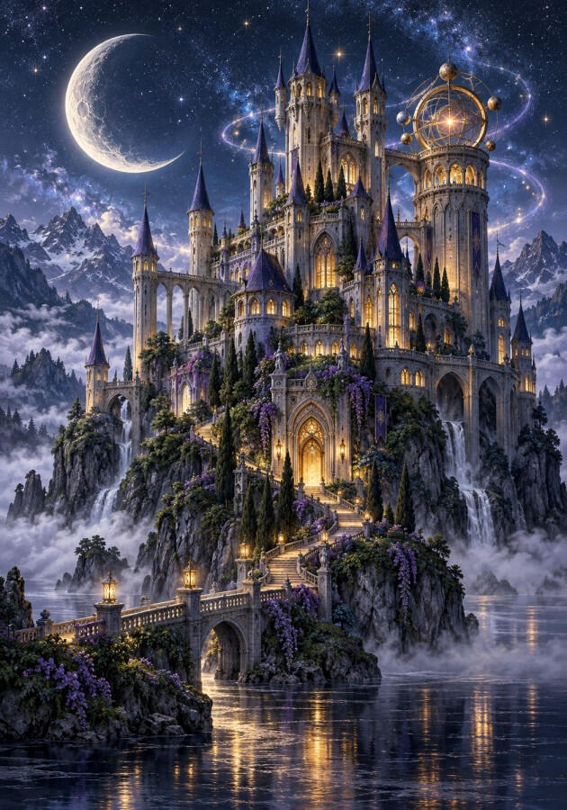 Full front cover of Wizard's Keep planner